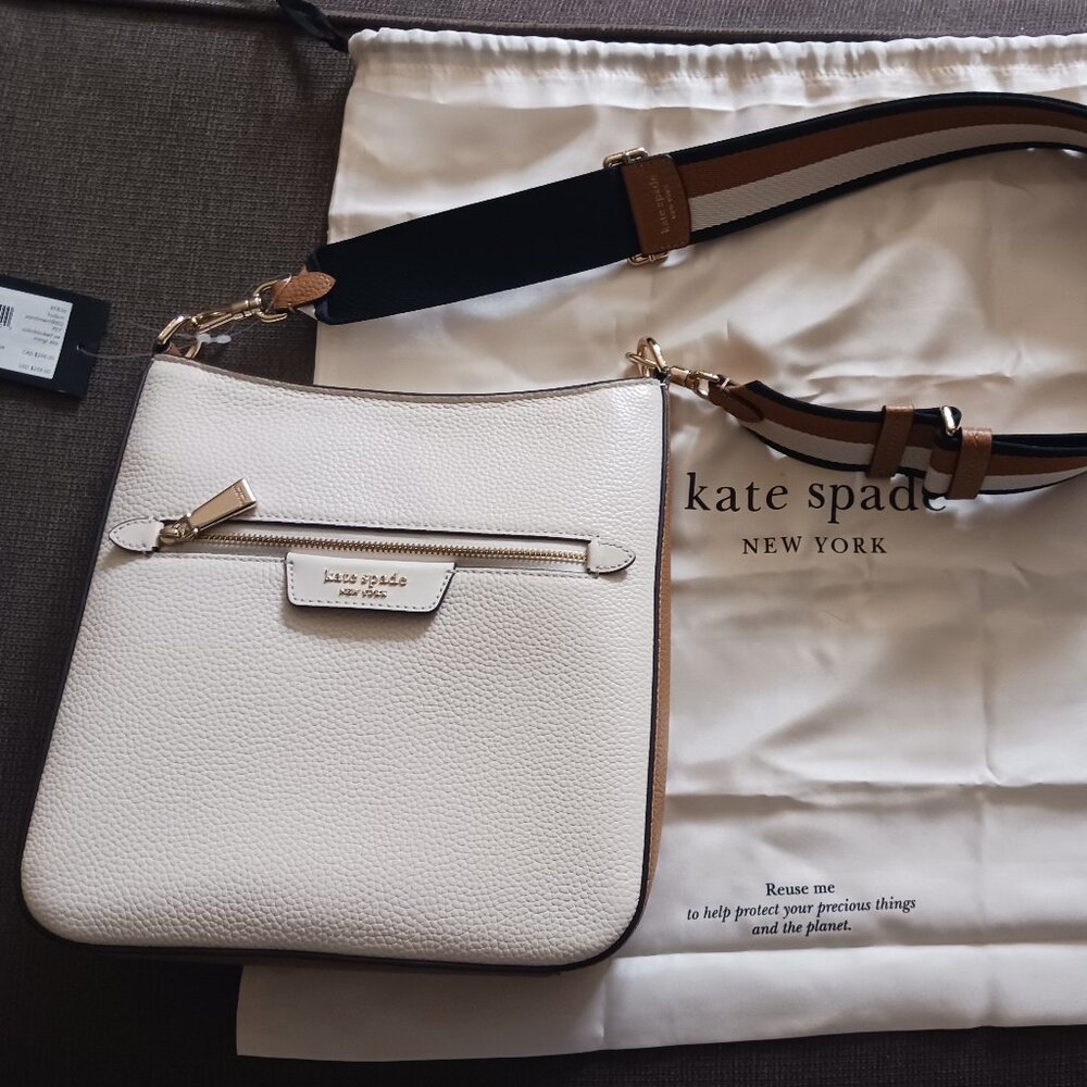 NWT Kate Spade Hudson Parchment (Cream) Crossbody
